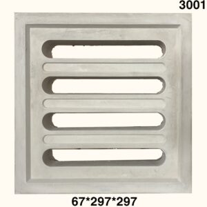 Gạch thông sáng xám 3001